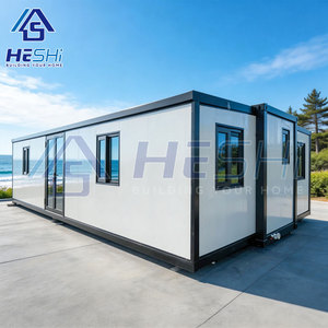 HeSHi Modern Prefabricated <b>Container</b> House Rectangle Living Portable Home Villa - Product Image 2