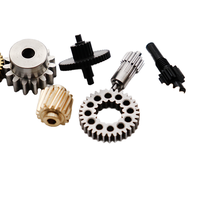 Accessoires de machines d'électroérosion à fil de boîte de vitesses de transmission en acier inoxydable usiné CNC avec engrenages en acier anodisé noir