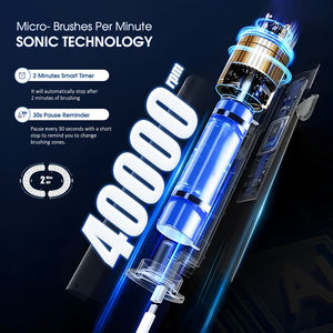 Trendprodukte 2025 Neuheiten Elektrische Zahnbürste für Erwachsene mit 5 Modi - Product Image 3