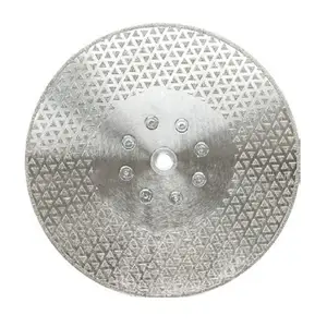 Tacar 4.5 Inch 115mm Electroplated Dual-side Triangle Star Diamond Cutting Grinding Disc for Masonry