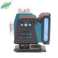 JSPERFECT Nouveau niveau laser vert 16 lignes MKT avec batterie et kit