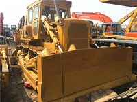 Tracteur à chenilles et bulldozer Caterpillar D7G d'occasion, origine Japon, moteur/pompe 160 CV, équipement de construction d'occasion