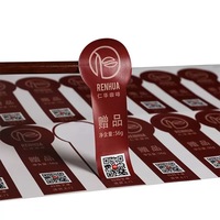 Autocollants adhésifs imperméables personnalisés pour l'emballage alimentaire sur les emballages de lait (matériau papier) Marque Zhejiang Guodi
