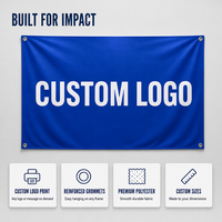 Drapeau personnalisé avec logo 3x5 pieds 2x3 pieds, bannière en polyester double face, coutures durables, ourlets renforcés, imprimez votre propre design, drapeaux d'extérieur