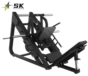 Máquina Combinada de <span class=keywords><strong>Prensa</strong></span> de Piernas y Sentadillas con Carga de Discos SK Heavy Duty, Equipo de Fuerza de Acero Q235 de Alta Calidad para Gimnasio - Product Image 1