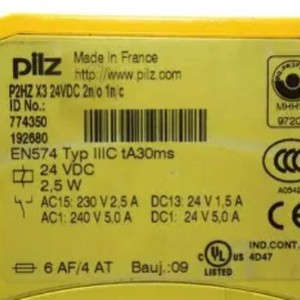พิลซ์ P2HZ X3 เซฟตี้รีเลย์ 24VDC 2NO 1NC การใช้งานเครื่องมืออุตสาหกรรม - Product Image 4