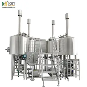 MICET Design patent 300L Full-automatic Brewhouse with 4 vessel Mash Lauter Kettle Whirlpool Realize one-click Brewing