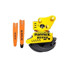 Accessorio Idraulico per Escavatore con Pinza Forestale e Sega per Taglio Legna - Product Image 2