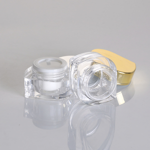 Envases Cosméticos de Acrílico Transparente de Lujo al por Mayor, 15g, Frascos para Crema de Piel con Diseño Único y Moderno - Product Image 4