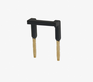 Pont de connexion automatique SALZ pour CS/CP (noir) 2 positions, pas de 5,2 mm, modèle SA-BRCSCP-02-BK, 5 A-250 V AC, charge de contact fiable - Product Image 1