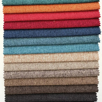 Linking 2026 Großhandel Neue Produktideen 100% Polyester Kostenlose Muster Leinenoptik Stoff Sofabezugsstoff für Wohnzimmer