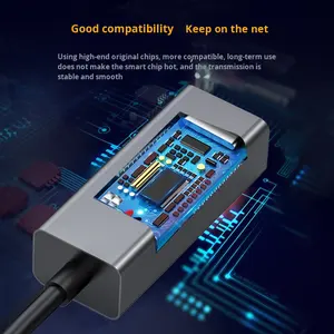 Adaptateur USB C vers Ethernet Gigabit <span class=keywords><strong>RJ45</strong></span> Convertisseur Réseau LAN pour Ordinateur Portable MacBook Pro Air, Commande en Gros Prix Bas - Product Image 4