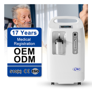Concentrateur d'<span class=keywords><strong>oxygène</strong></span> OLIVE PSA 5 litres à usage hospitalier à domicile 10lpm double concentrateur d'<span class=keywords><strong>oxygène</strong></span> de qualité médicale avec nébuliseur - Product Image 1