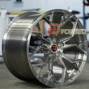 Passenger Car Wheels 18 19 20 21 <strong>22</strong> <strong>Inch</strong> Alloy <strong>Rim</strong> Brushed Grey 5X112 5X120 5X114.3 Forged Wheels For BMW Corvette Audi Kia - Product Image 5