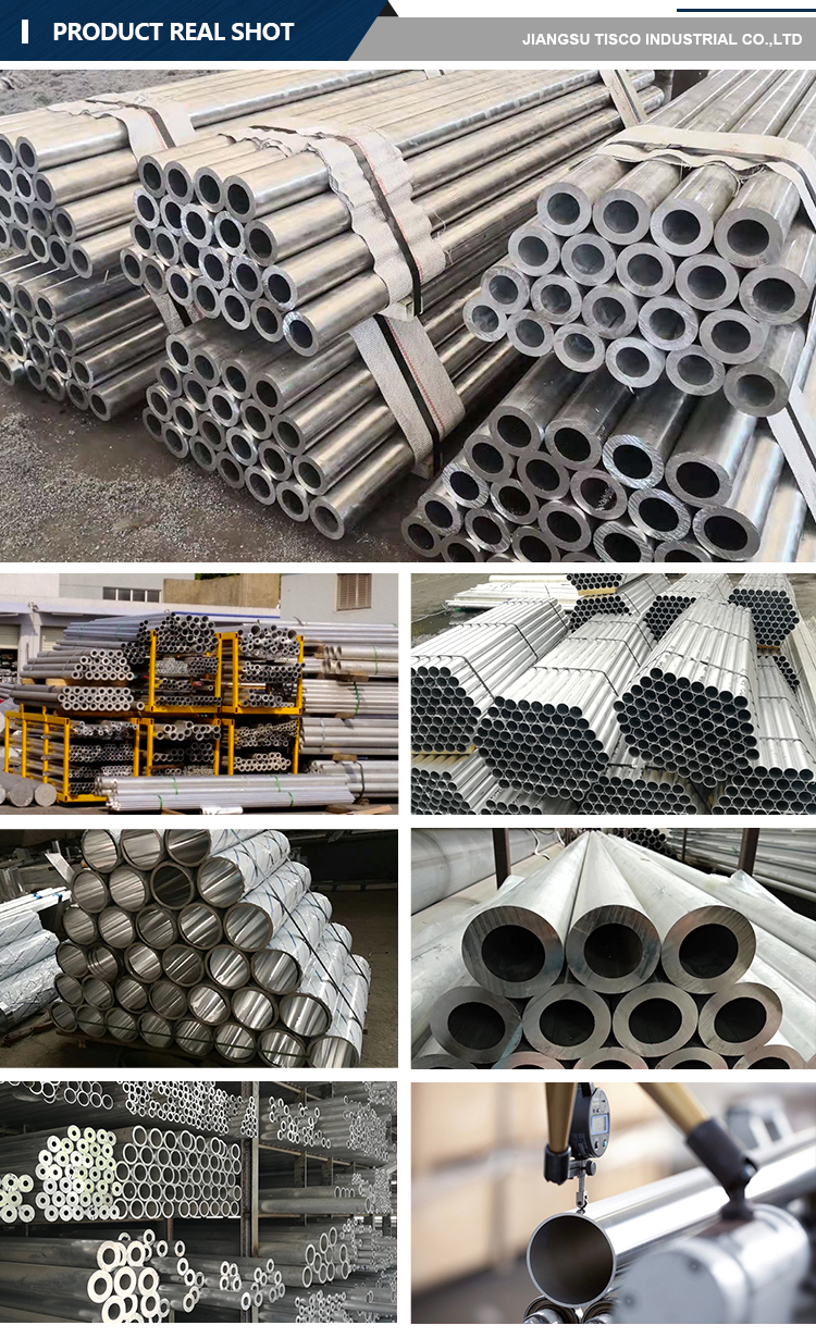 China Supplier Aluminum Round Tubing 6063 t5 6061 t6 Aluminum Pipe Tube