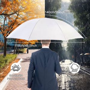 Promotional Customized Reinforced <b>Frame</b> Straight Umbrella Double Person for Corporate Gifts - Product Image 2