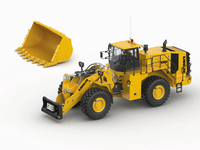 HUINA Kabolite K988 K988-100S 1/14 entièrement en métal Rc Bulldozer professionnel télécommande hydraulique chargeuse sur pneus modèle de Construction