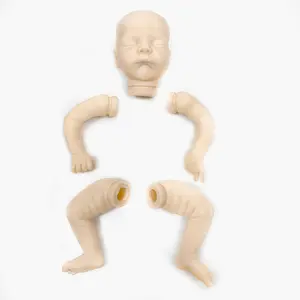 Nouveau design Offre Spéciale poupées bébé 16 pouces nouveau-né bébé nouveau-né Silicone personnalisé vinyle en plastique kits poupées