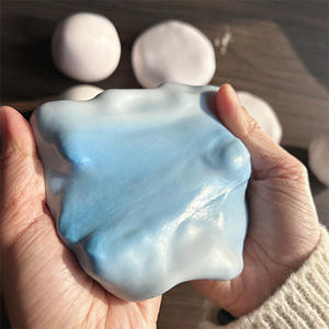 ของเล่นบีบมือ ของเล่นนุ่ม ลูกบอลข้าวเหนียวผิวสัมผัสเย็น ทำมือ บอลพลาสติกมีเสียง ของเล่นบีบมือ บรรจุในถุงพลาสติก - Product Image 6