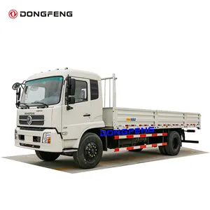 Capacidade de carregamento do motor da carga, dongfeng 4x2 lhd 10 toneladas com cummins 210 hp dongfeng 6 mudanças caixa de velocidades do caminhão da carga