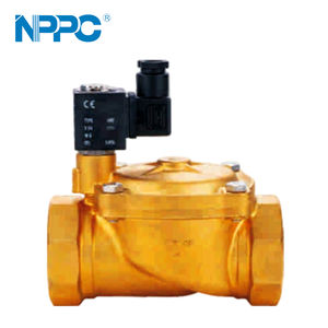 SLG22N2006-AC220V Marca NPPC Valvola dell'acqua a 2/2 vie tipo pilotaggio pneumatico, elettrovalvola con corpo in ottone per gas o olio - Product Image 4