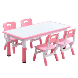 Silla y mesa de plástico de diseño moderno escritorio grande se puede dibujar aprender y dibujar Mesa