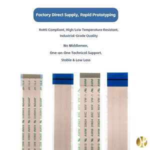 RoHS-konformes AWM 20624 80c 60v 0,5mm Rastermaß 24-polig 73mm Länge Flexibles Flachbandkabel für Industrieanwendungen Kabelbaum FFC - Product Image 3