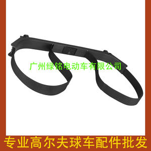 Chariot de golf EZGO RXV supérieur avec support de sac 71853-G01 1010413 et support de porte-bagages - Product Image 3