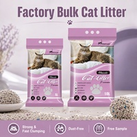 Litière pour chat en argile bentonite naturelle à agglomération rapide et contrôle des odeurs, prix de gros, fabricants de marques OEM