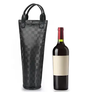 Bolsa térmica acolchada aislante para llevar botellas de vino, bolsa de viaje para Picnic