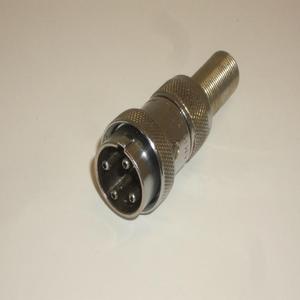 91-MC4M 4 BROCHES 3/8 "MICROPHONE PLUG ELECTROVOICE 664 SHURE 545 UTILISÉ Nouveau Original Prêt Stock Automatisation industrielle PAC Dédié - Product Image 1
