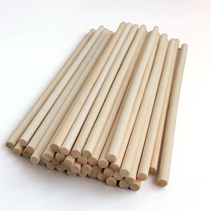 Dowel Wholesale Tapered Beech Round Solid Wood Stick Dowel Rods With Bundles Making