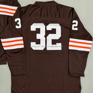 Camiseta de Fútbol Americano Retro de <span class=keywords><strong>Joe</strong></span> Thomas <span class=keywords><strong>Brown</strong></span>, Lista para Enviar, de la Mejor Calidad, Cosida - Product Image 4