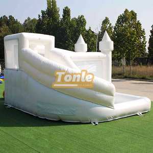 Casa <span class=keywords><strong>de</strong></span> rebote blanca comercial, tobogán <span class=keywords><strong>de</strong></span> <span class=keywords><strong>agua</strong></span> inflable para boda, Castillo <span class=keywords><strong>de</strong></span> salto para fiesta <span class=keywords><strong>de</strong></span> <span class=keywords><strong>alquiler</strong></span> - Product Image 6