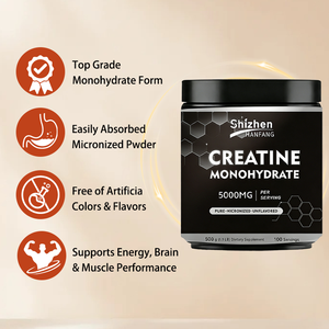 OEM ODM High Quality 500g <strong>Creatine</strong> Monohydrate Powder Wholesale for Global Sports Nutrition Brands Dietary Supplement - Product Image 4
