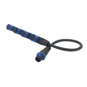 G-karve LY8789 F Type M15 Waterproof Connector One Five DC Plug <strong>Wire</strong> <strong>Copper</strong> Conductor PP Insulation PVC Jacket Customizable - Product Image 5