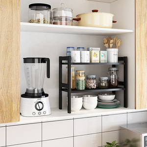 Miễn Phí Vận Chuyển Giá Đựng Gia Vị Bằng Kim Loại Thép Không Gỉ Xếp Chồng Được 3 Tầng Giá Sắp Xếp Ngăn Kéo Cho Tủ Trưng Bày Kệ Đựng Đồ Nhà Bếp - Product Image 2