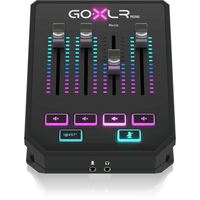 Table de mixage en ligne TC Helicon GoXLR MINI avec interface USB/audio et préampli Midas, officiellement compatible avec Windows