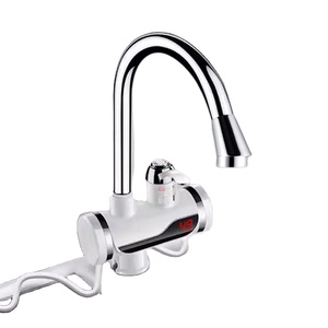 Robinet de cuisine électrique sans réservoir 3000W en acier inoxydable, design moderne, à poignée unique, à montage sur plan, vente chaude - Product Image 1