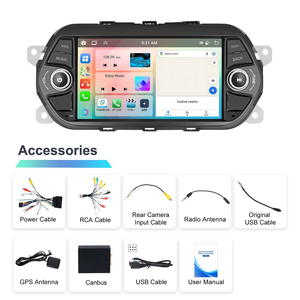 Radio de Auto Android Podofo para FIAT TIPO EGEA 2015-2017, 7 Pulgadas, 6+128G, 2 Din, Estéreo, Carplay/Android Auto Inalámbrico, GPS/Wifi/EQ, Audio para Auto - Product Image 6