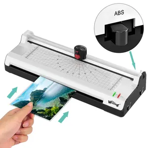 फैक्टरी थोक कार्यालय बिजली Laminator A3 A4 A5 330 mm आकार फिल्म मशीन गर्म थैली स्वत: मिनी डेस्कटॉप Laminator मशीन