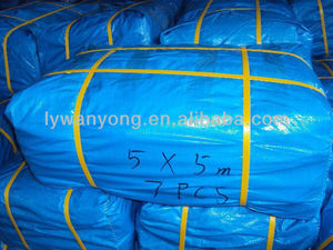 Bâche en PE MILLION Pe 200g, bâche en plastique verte 3m*6m, matériau en PE - Product Image 5