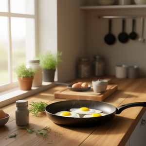 T-shirt à manches longues avec motif œufs frits You Had Me At Yolk, imprimé graphique amusant, col rond unisexe, vêtements pour adultes - Product Image 3