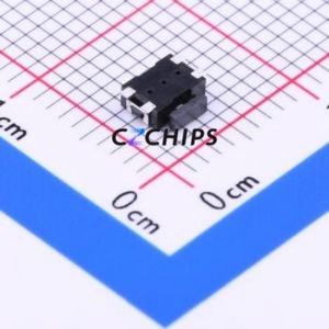 IPTG14K-V-T/R Tactile Switch SMD Switch Single Pole Single Throw Rectangle Button Horizontal Mount 50mA - Product Image 2