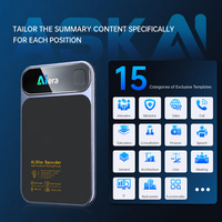 Enregistreur vocal AI Note Taker, traduction en 152 langues, batterie grande capacité 600 mAh, écran couleur HD, 54 heures d'enregistrement, portable
