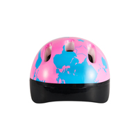 Casque de sport pour enfants, prix d'usine, OEM, pour le vélo, le roller, l'usage en extérieur, bleu/rose, mousse et matériau PP