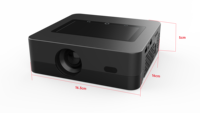 Projecteur intelligent BYINTEK C217 Max 2026 avec tablette tactile 5 pouces, Android 14, WiFi, prise en charge 4K, mini-projecteur portable pour OEM ODM