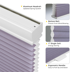Persianas Celulares Inalámbricas Personalizadas SAMADHI, Persianas de Panal para Ventanas, Filtro de Luz, Protección UV y Privacidad para Sala de Estar - Product Image 3