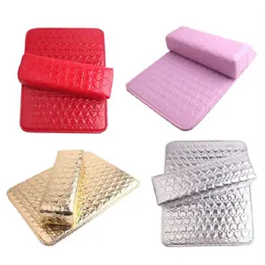 Comfortable Hand Rests Nail Hand Pillow Two-piece/Set PU Leather Washable Hand Cushion Pillow Pad Manicure Nail Art Tool