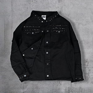 Chaqueta de Algodón Vintage Lavada con Logotipo Personalizado, Chaqueta de Moda Lavada al Ácido, Chaqueta de Un Solo Pecho para Hombre, Fabricante - Product Image 1